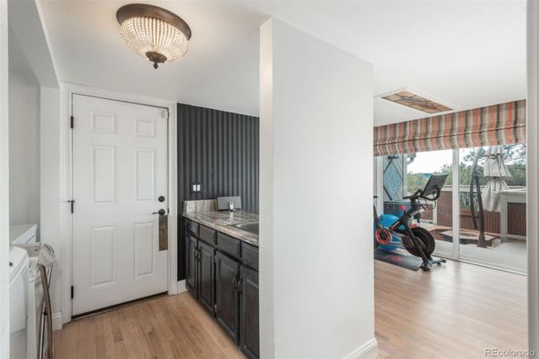 Fitness Equipment, Interior, Wood Texture Flooring