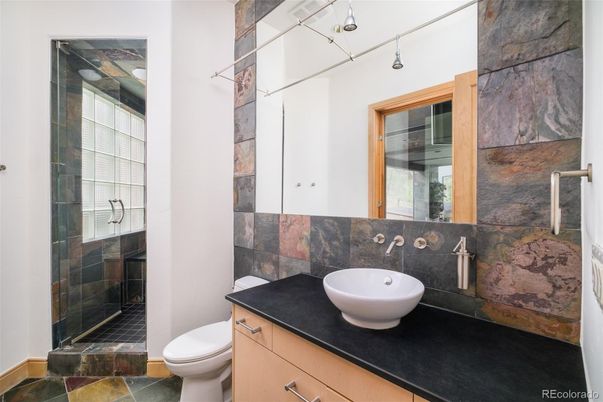 Bathroom, Glass Shower, Interior