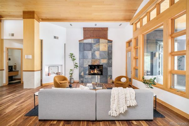 Fireplace, Interior, Living room, Wooden Ceilings, Wood Texture Flooring