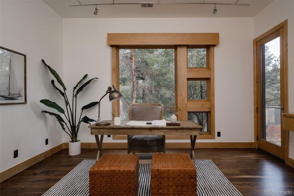 Home Office, Interior, Wood Texture Flooring