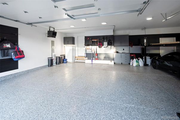 Garage, Interior, Recessed Lighting