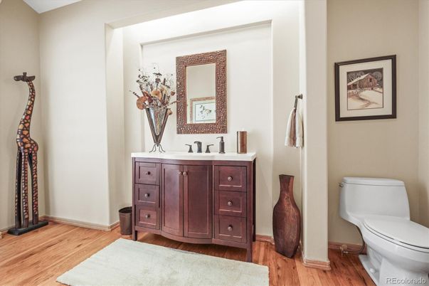 Bathroom, Interior, Wood Texture Flooring