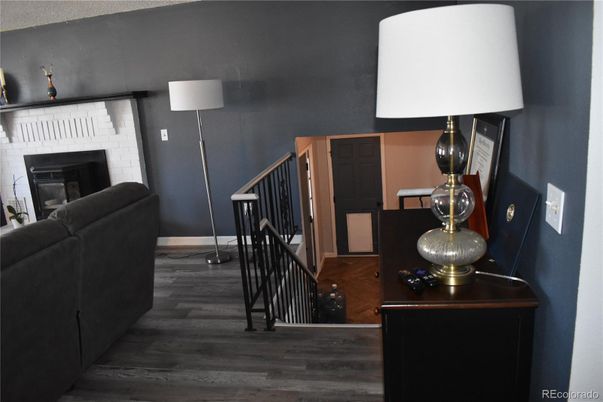 Fireplace, Interior, Wood Texture Flooring
