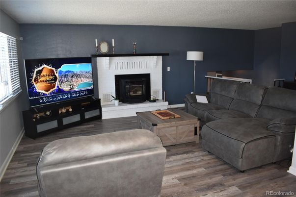 Fireplace, Interior, Living room, Wood Texture Flooring