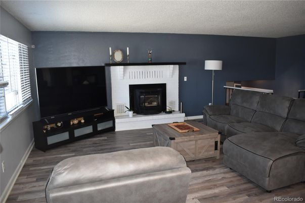 Fireplace, Interior, Living room, Wood Texture Flooring