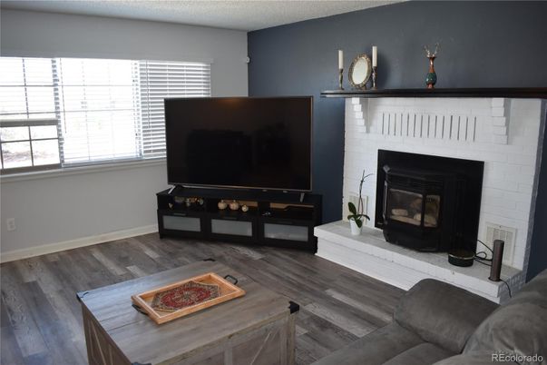 Fireplace, Interior, Living room, Wood Texture Flooring