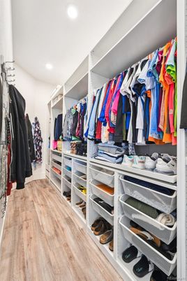 Interior, Recessed Lighting, Walk-in Closets, Wood Texture Flooring