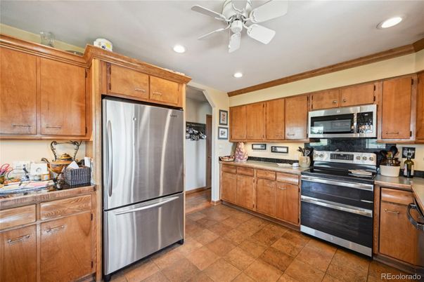 Interior, Kitchen, Recessed Lighting, Stainless Steel Appliances