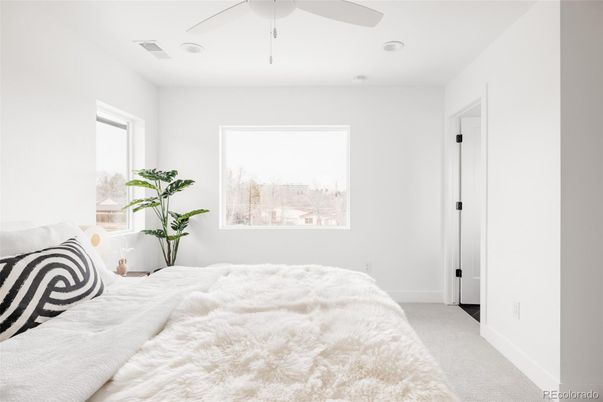 Bedroom, Interior, Recessed Lighting
