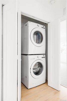 Interior, Utility Closets, Washer, Wood Texture Flooring