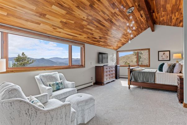 Bedroom, Interior, Wooden Ceilings