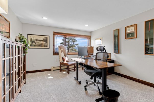 Home Office, Interior, Recessed Lighting
