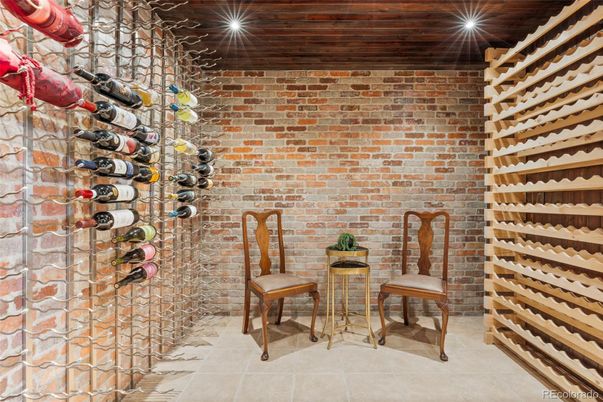 Interior, Stone Walls, Wine Storage