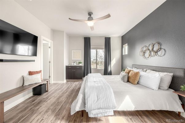 Bedroom, Interior, Wood Texture Flooring