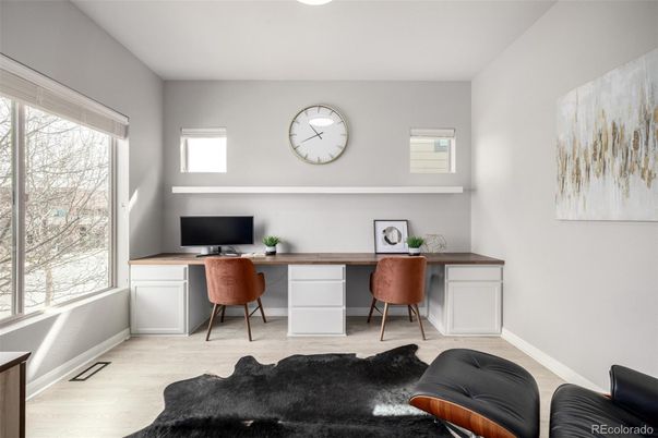 Home Office, Interior, Wood Texture Flooring