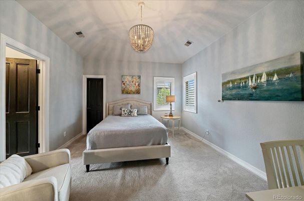 Bedroom, Chandelier, Interior, Pendant Lights