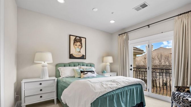 Bedroom, Interior, Recessed Lighting