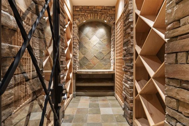 Interior, Stone Walls, Wine Storage