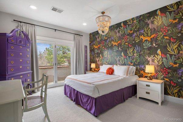 Bedroom, Chandelier, Interior, Recessed Lighting