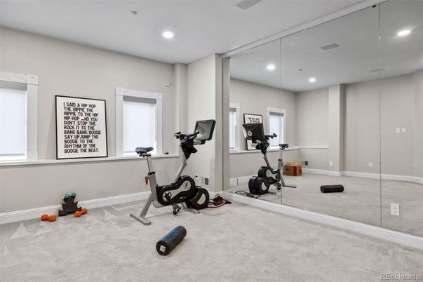 Fitness Equipment, Interior, Recessed Lighting