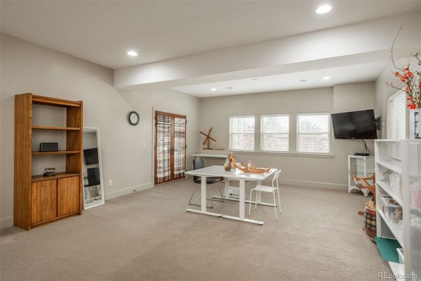 Home Office, Interior, Recessed Lighting