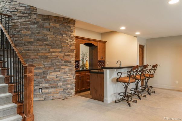 Interior, Recessed Lighting, Stone Walls
