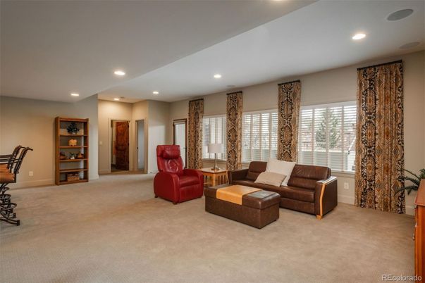 Interior, Living room, Recessed Lighting