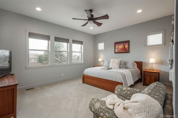 Bedroom, Interior, Recessed Lighting