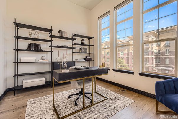Home Office, Interior, Wood Texture Flooring