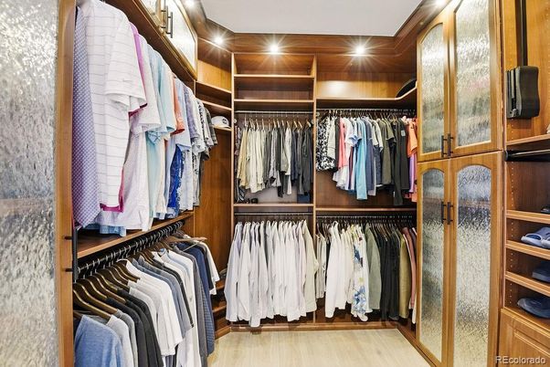 Interior, Walk-in Closets, Wood Texture Flooring