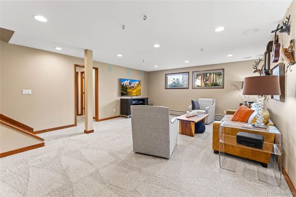 Interior, Living room, Recessed Lighting