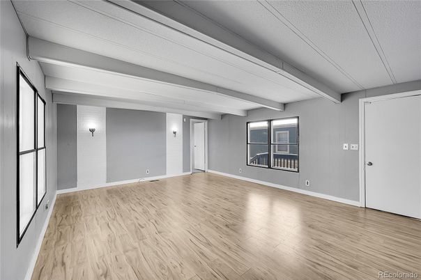Empty room, Interior, Wood Texture Flooring