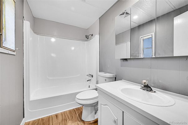 Bathroom, Interior, Wood Texture Flooring