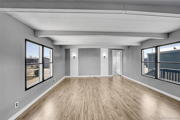 Empty room, Interior, Wood Texture Flooring