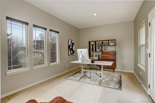 Home Office, Interior, Recessed Lighting