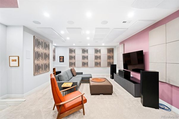 Interior, Living room, Recessed Lighting