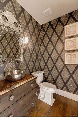 Bathroom, Interior, Wood Texture Flooring
