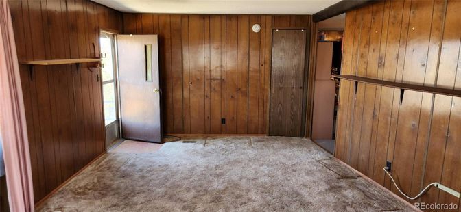 Empty room, Interior, Wooden Walls