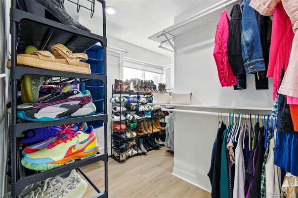 Interior, Recessed Lighting, Walk-in Closets, Wood Texture Flooring