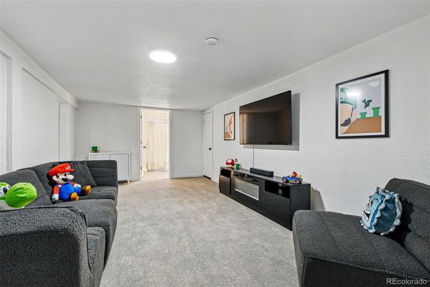 Interior, Living room, Recessed Lighting