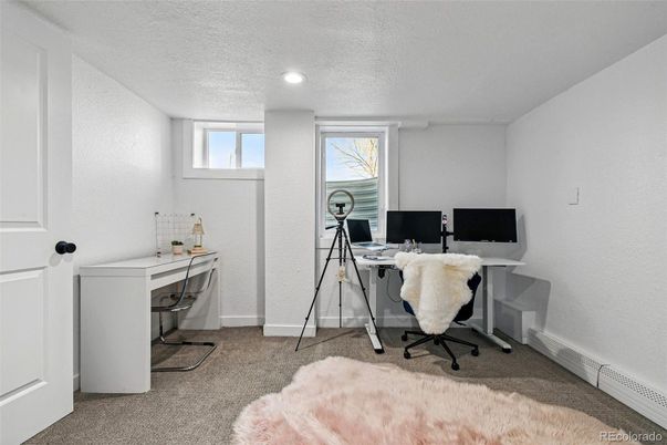Home Office, Interior, Recessed Lighting