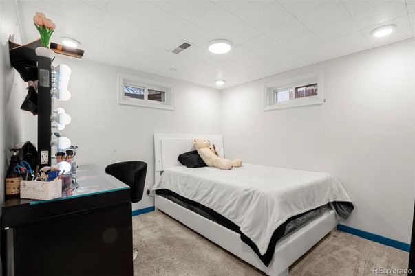 Bedroom, Interior, Recessed Lighting