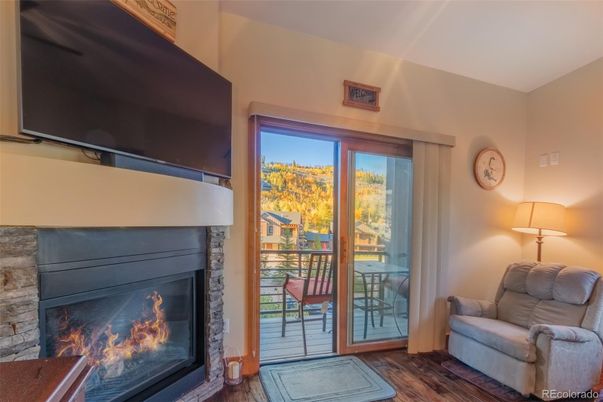 Fireplace, Interior, Wood Texture Flooring