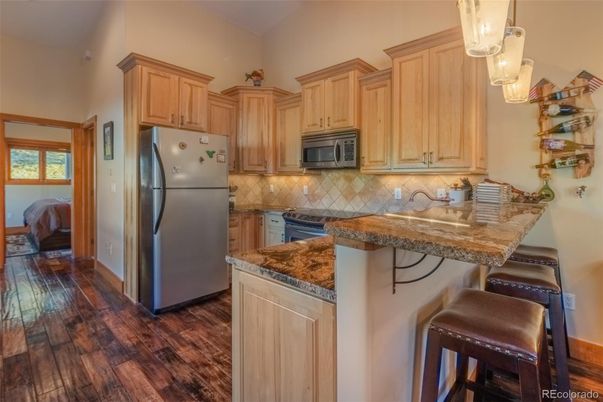 Interior, Kitchen, Wood Texture Flooring
