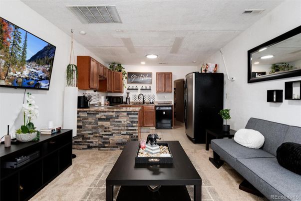 Interior, Kitchen, Living room, Recessed Lighting