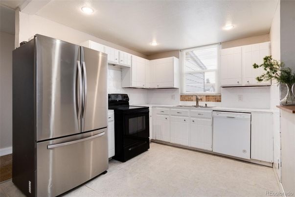 Interior, Kitchen, Recessed Lighting, Stainless Steel Appliances