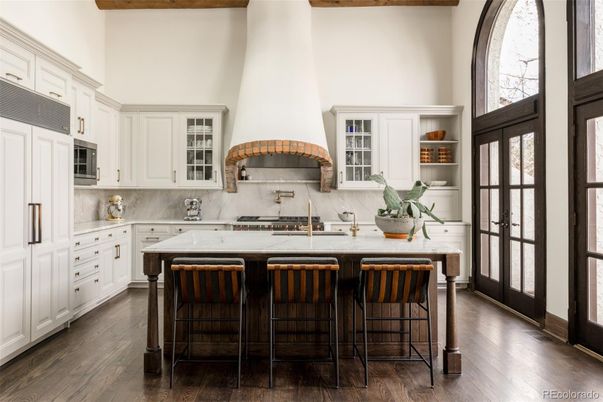Interior, Kitchen, Wooden Beams, Wood Texture Flooring