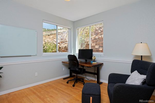 Home Office, Interior, Wood Texture Flooring
