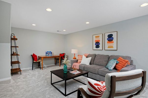 Dining room, Interior, Living room, Recessed Lighting