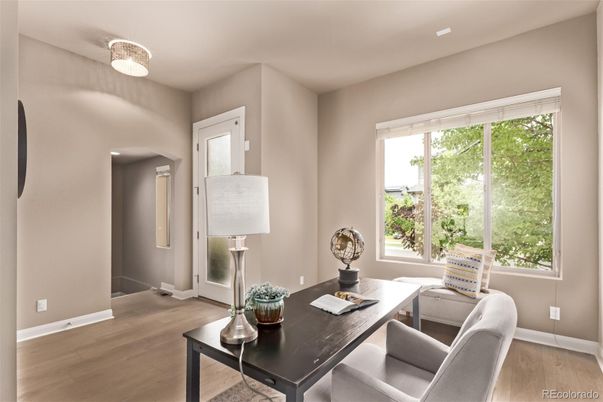 Home Office, Interior, Wood Texture Flooring